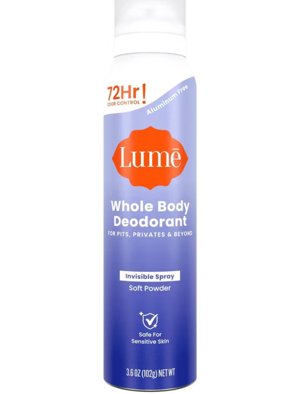 2PK -Lume Tangerine & Soft Powder Aluminum free deodorant
